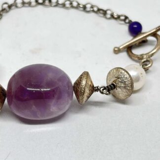 Pulsera cuarzo y perla